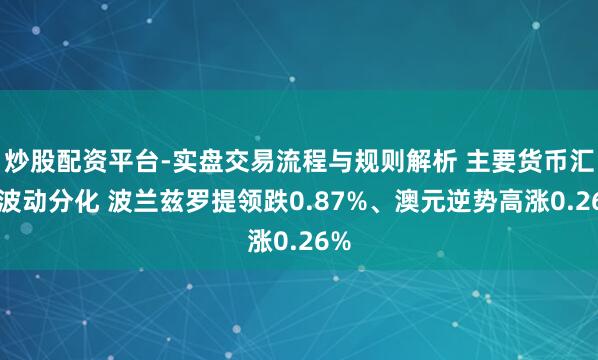炒股配资平台-实盘交易流程与规则解析 主要货币汇率波动分化 波兰兹罗提领跌0.87%、澳元逆势高涨0.26%