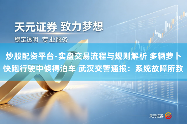 炒股配资平台-实盘交易流程与规则解析 多辆萝卜快跑行驶中倏得泊车 武汉交警通报：系统故障所致